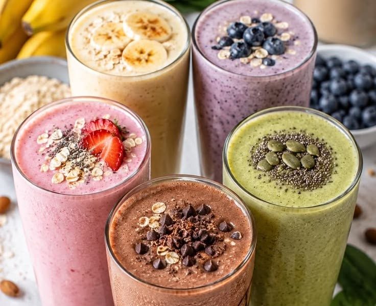 Meal Replacement Smoothies – Healthy High Protein Breakfast Recipes